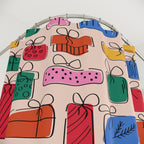 Abstract Gifts Pattern Shower Curtain Gift: Festive Cheer for Celebratory Homes