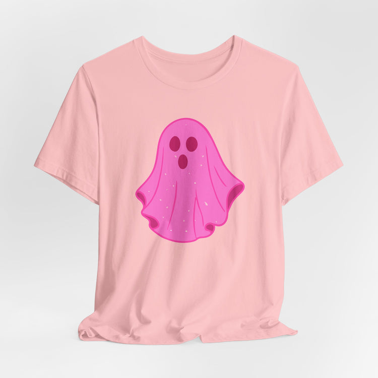 Pink Ghost Parade T-shirt in pink – original NewGiftDay design
