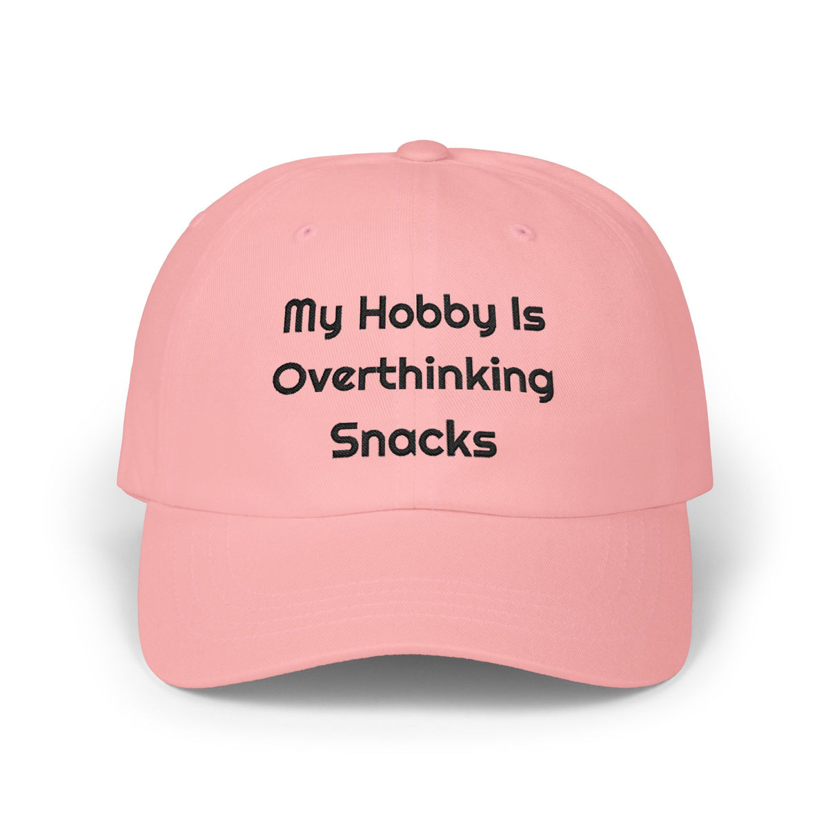 My Hobby Is Overthinking Snacks Printed Dad for Casual Snack Runs hat – original NewGiftDay design, view 5