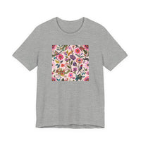 Blush Bird Garden DTG Printed for Spring Smiles T-shirt – original NewGiftDay design, view 8
