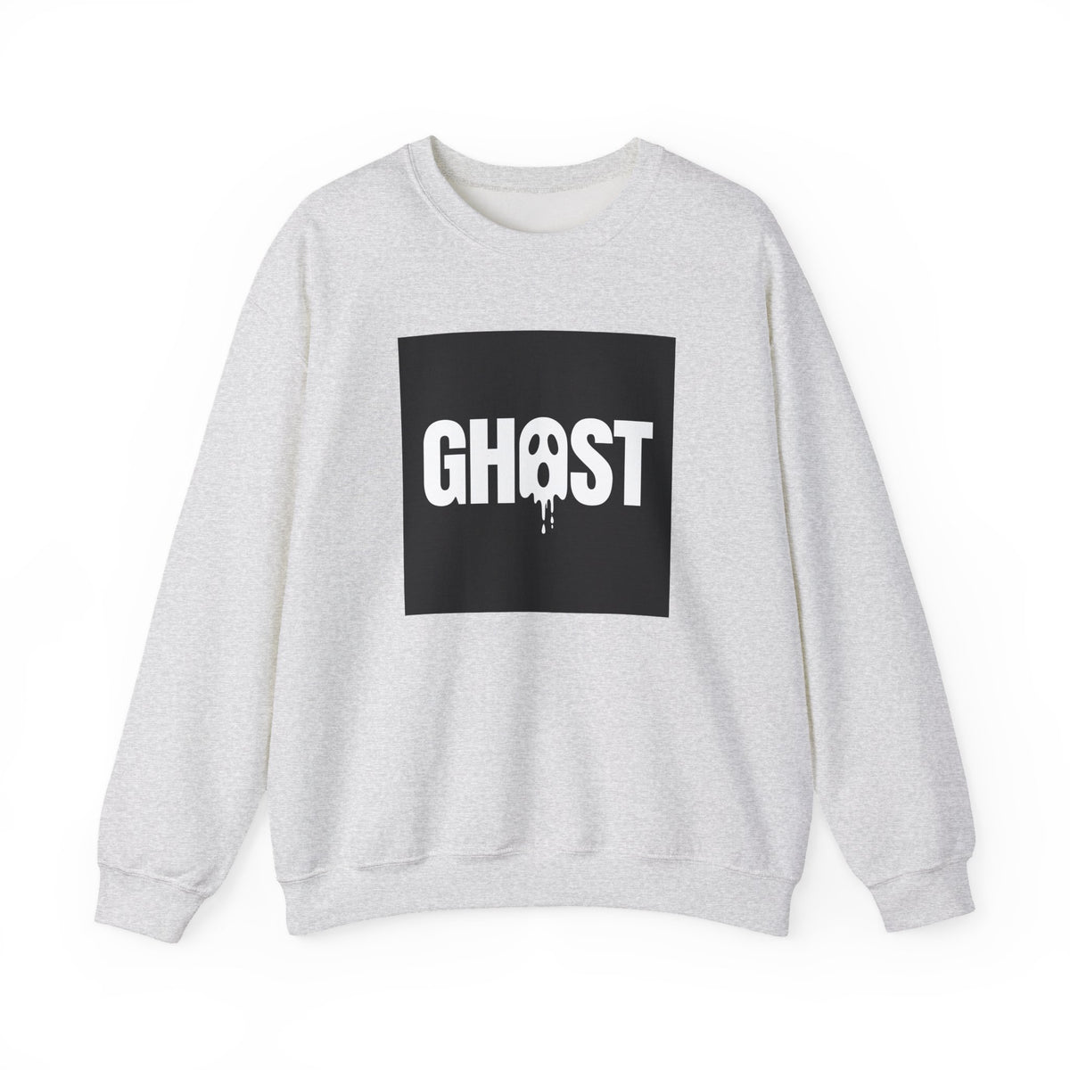 Minimal Ghost Lettering for Fall sweatshirt – original NewGiftDay design, view 2