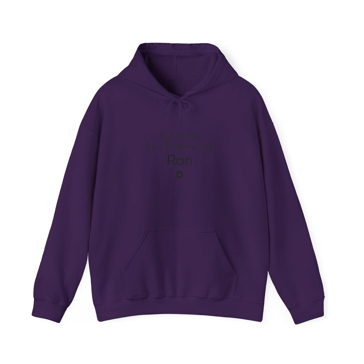 Bigfoot Christmas List™ Hooded sweatshirt – original NewGiftDay design, view 19