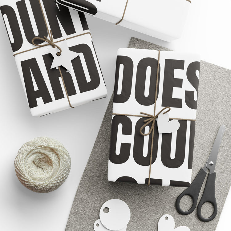 Does This Count as Cardio Gift for Funny Presents wrapping paper – original NewGiftDay design