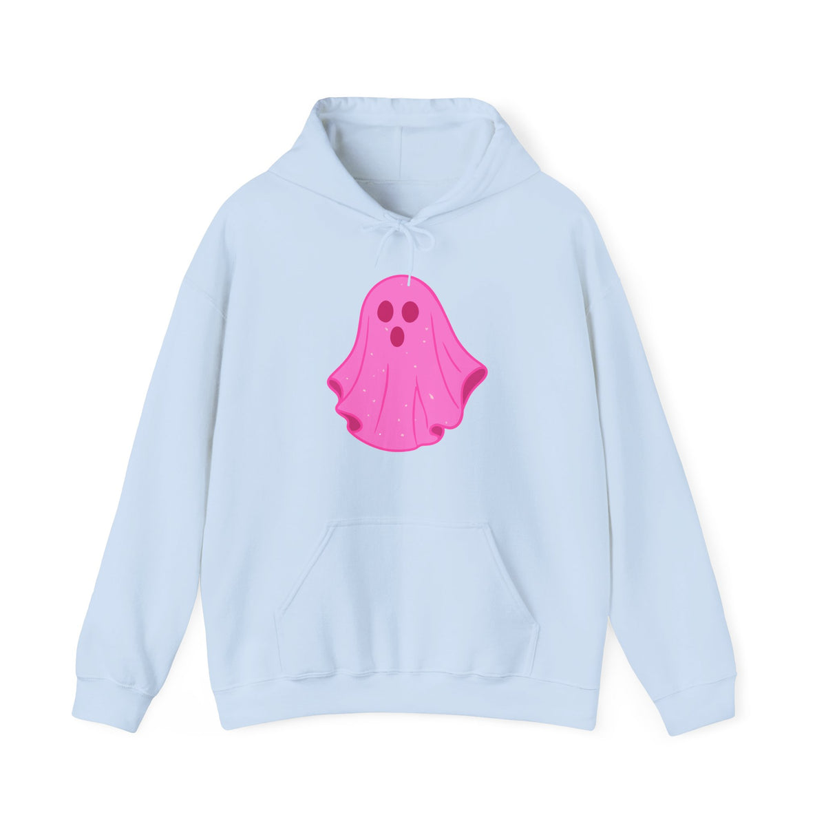Pink Ghost Parade™ Hooded sweatshirt – original NewGiftDay design, view 4