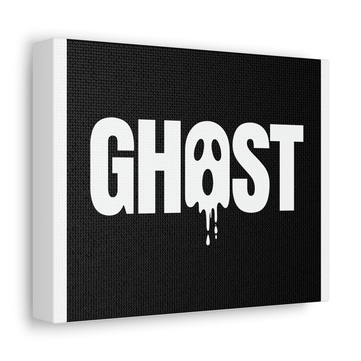 Dripping Ghost Lettering Gallery for Halloween Walls canvas – original NewGiftDay design, view 2