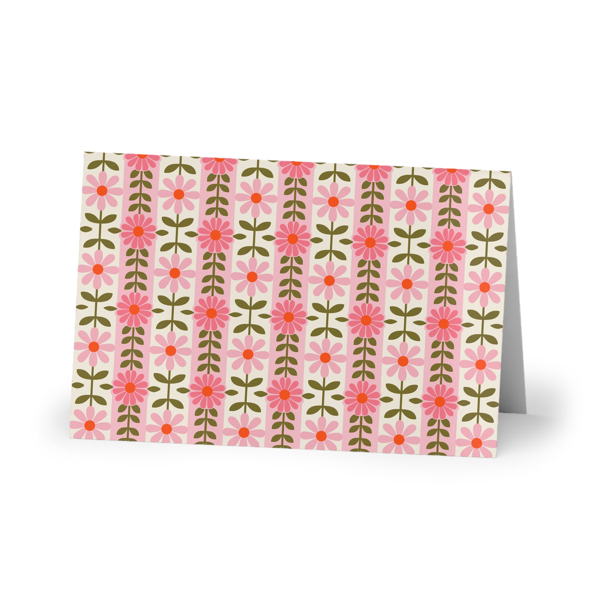Retro Daisy Bloomss (1 or 10-pcs) greeting card – original NewGiftDay design, view 8