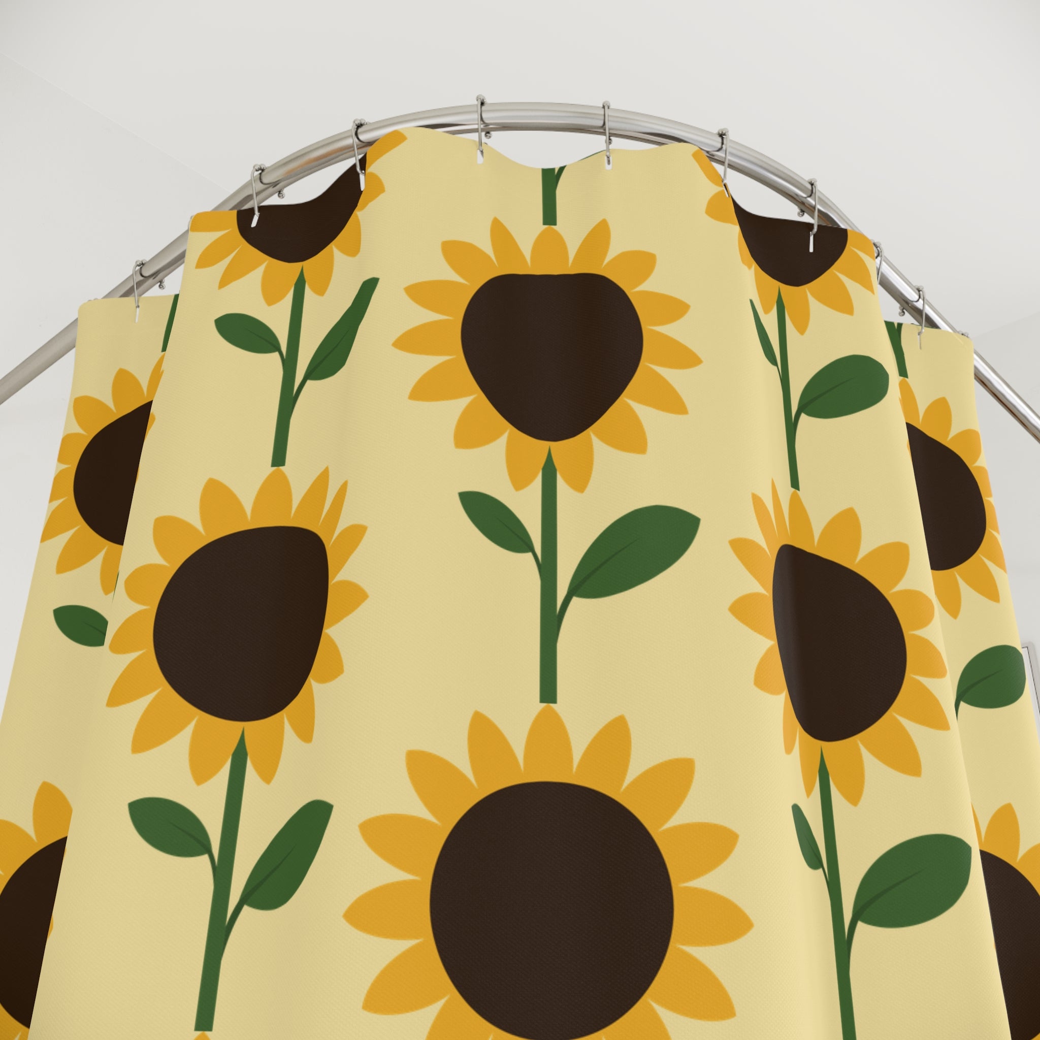 Cheerful Sunflower Garden Shower Curtain Gift: Sunny Blooms for Happy Homes