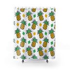 Whimsical Pineapple Pattern Shower Curtain Gift: Tropical Fun for Sunny Homes