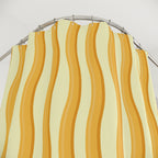 Abstract Instant Noodle Wave Shower Curtain Gift: Culinary Art for Modern Foodies