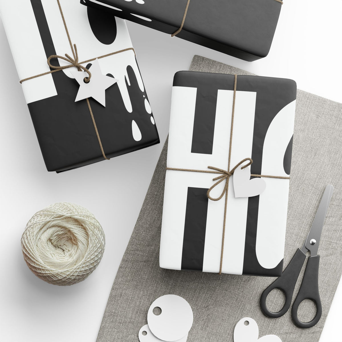 Ghost Face Halloween wrapping paper – original NewGiftDay design