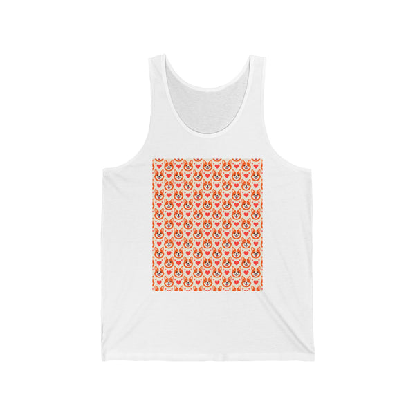 Corgi Hearts Unisex Jersey Tank design