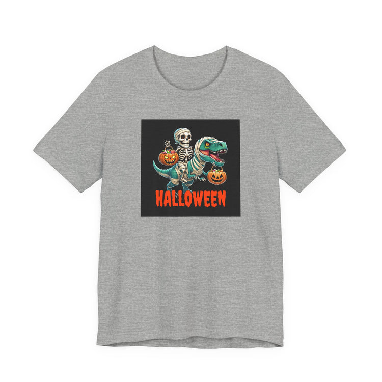 Halloween T-shirt in athletic-heather – original NewGiftDay design