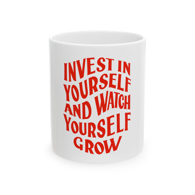 Grow Yourself Ceramic, (11oz 15oz) mug – original NewGiftDay design