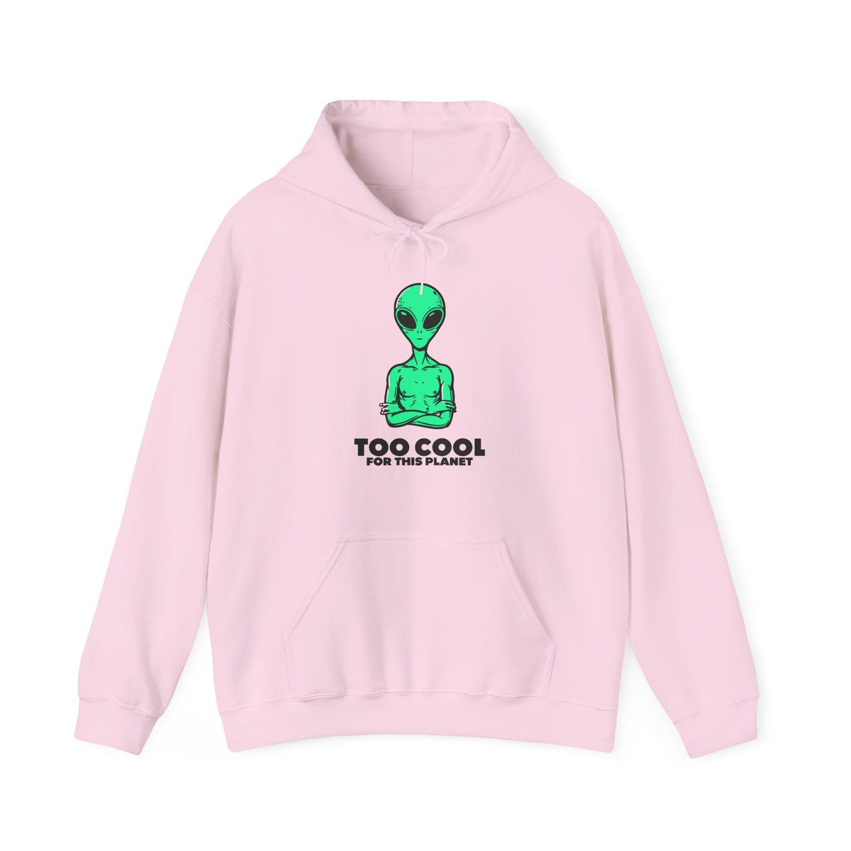 Too Cool For This Planet Alien hoodie – original NewGiftDay design, view 5