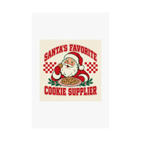 Santa's Favorite Cookie Supplier poster – original NewGiftDay design, view 2