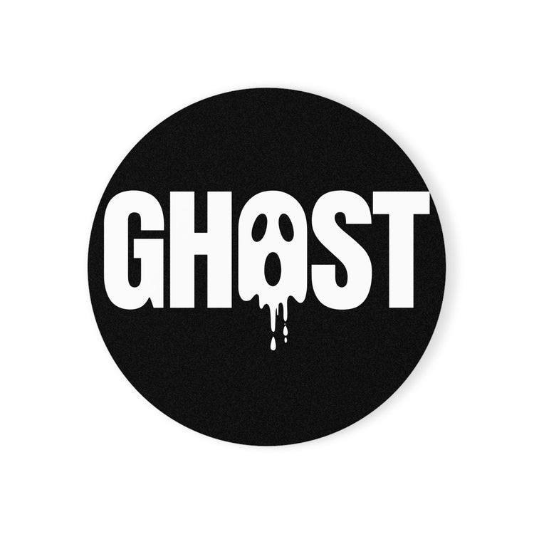 Dripping Ghost Face Halloween Set Accent coaster – original NewGiftDay design