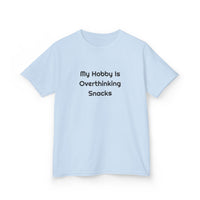 My Hobby Is Overthinking Snacks DTG Printed for Funny Little Eaters kids tee – original NewGiftDay design, view 12
