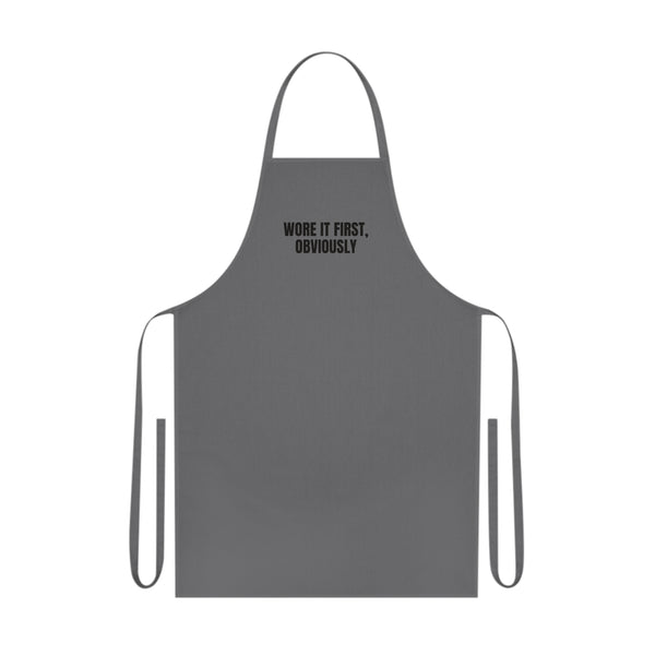 Wore It First, Obviously Printed Cotton Apron for Trendy Kitchens design