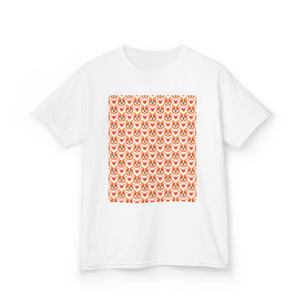 Corgi Hearts Kids Heavy Cotton™ kids tee – original NewGiftDay design, view 6