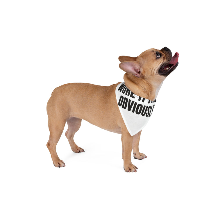 Wore It First, Obviously Dog Bandana for Trendy Pups design