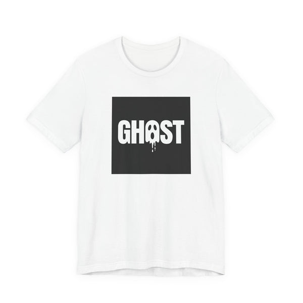 Bold Dripping Ghost Face T-Shirt for Halloween Nights design