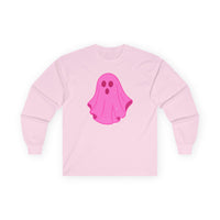 Pink Ghost Parade long sleeve tee – original NewGiftDay design, view 5