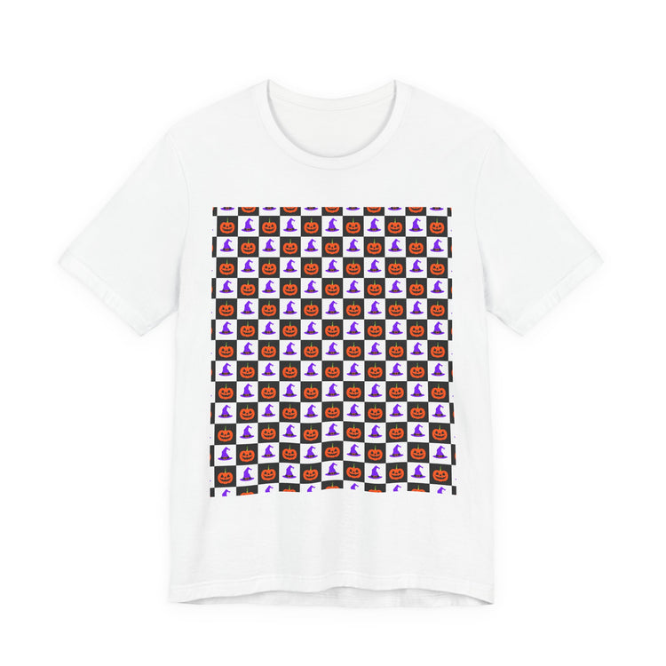Jack-O'-Lantern Parade Unisex Jersey Short Sleeve Tee design
