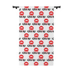 Bold Kiss Me Lip Patterned Blackout Window Curtain