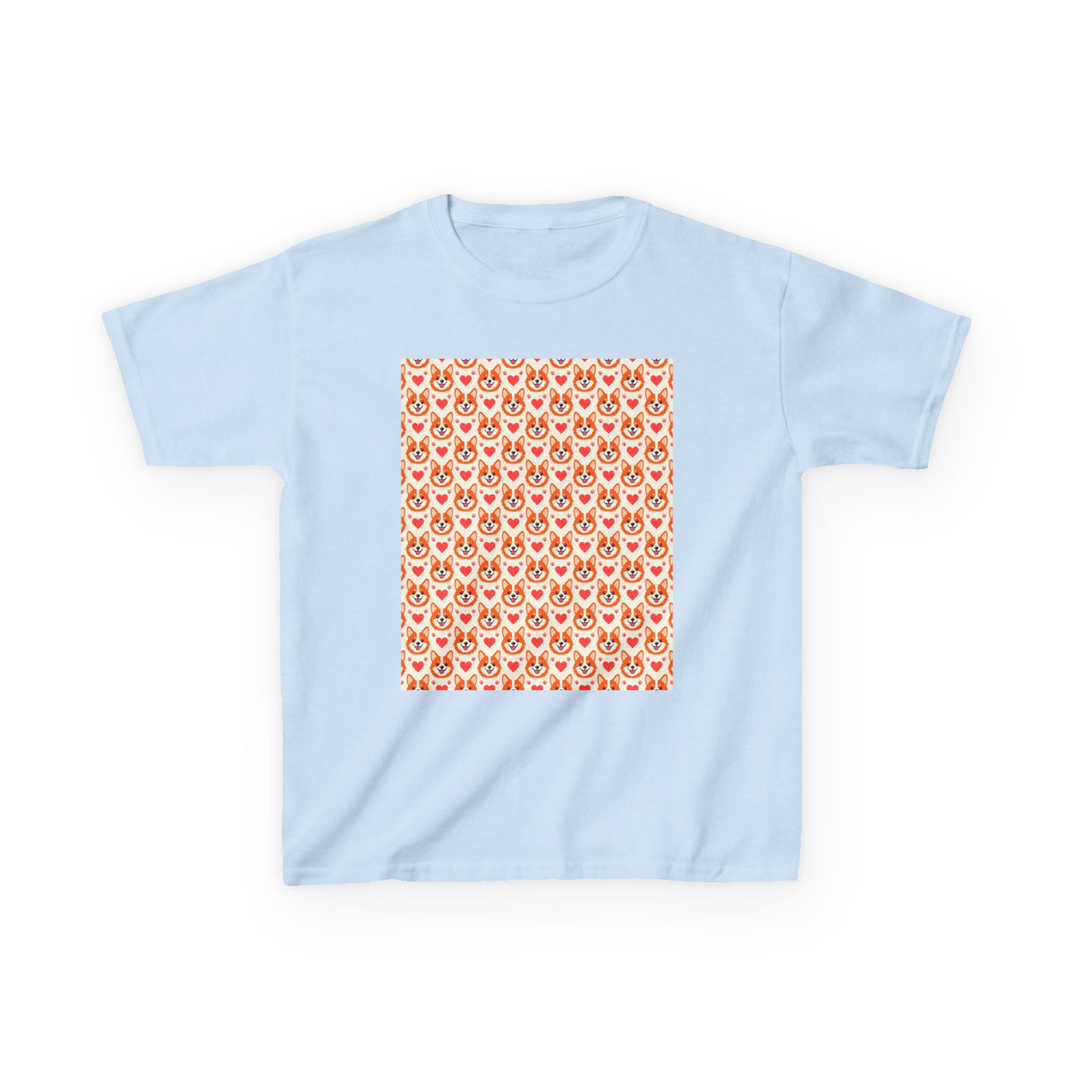 Corgi Hearts Kids Heavy Cotton™ kids tee – original NewGiftDay design, view 3