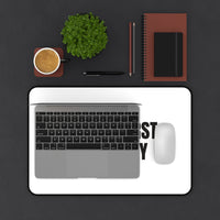 Wore It First Obviously Printed for Trendy Workspaces desk mat – original NewGiftDay design, view 3