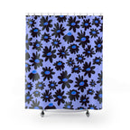 Retro Black Daisy Shower Curtain Gift: Groovy Floral Fun for Chic Homes