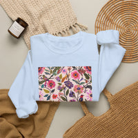 Blush Bird Garden DTG Printed for Cozy Blooms sweatshirt – original NewGiftDay design, view 17