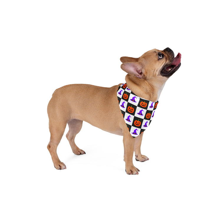 Jack-O'-Lantern Parade pet bandana – original NewGiftDay design, view 4