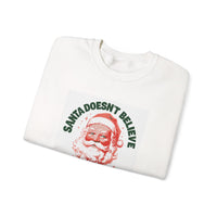 Santa Doesn't Believe in You Either sweatshirt – original NewGiftDay design, view 7