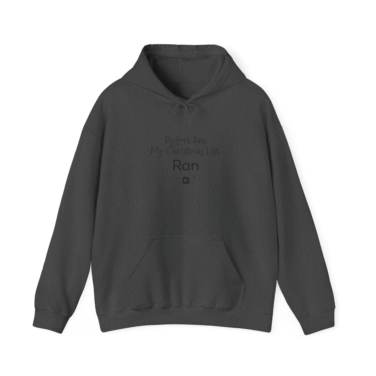 Bigfoot Christmas List™ Hooded sweatshirt – original NewGiftDay design, view 13