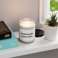 Still flirting after all these dishes Scented Soy for Romantic Evenings candle – original NewGiftDay design, view 4