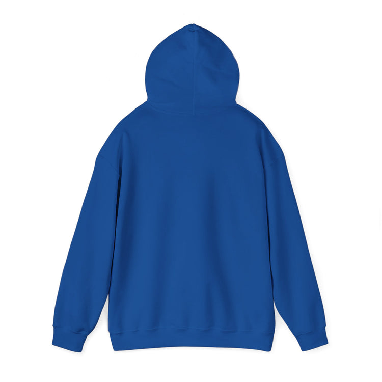 Bigfoot Christmas List™ Hooded sweatshirt in royal – original NewGiftDay design