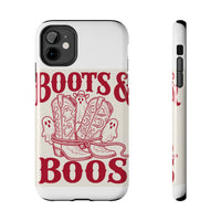 Western Boots Ghost Charm phone case – original NewGiftDay design