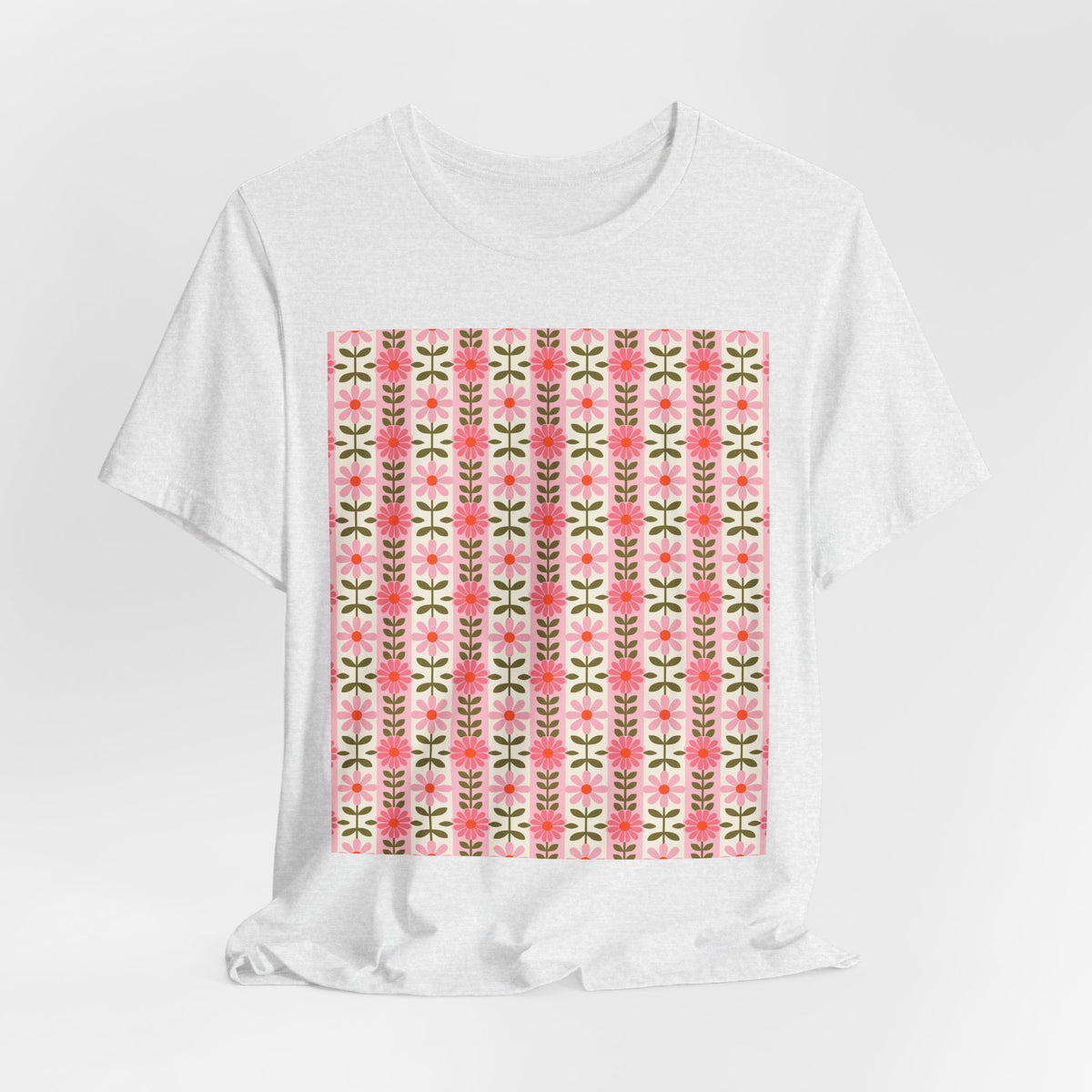 Retro Daisy Blooms T-shirt – original NewGiftDay design, view 15