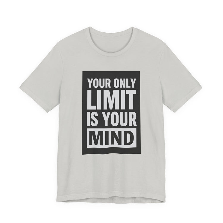 Limitless Mindset T-shirt in silver – original NewGiftDay design