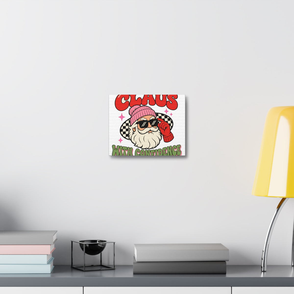 Claus With Confidence canvas – original NewGiftDay design, view 4