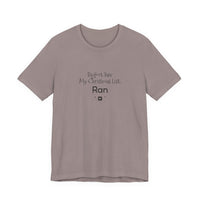 Bigfoot Christmas List T-shirt – original NewGiftDay design, view 10