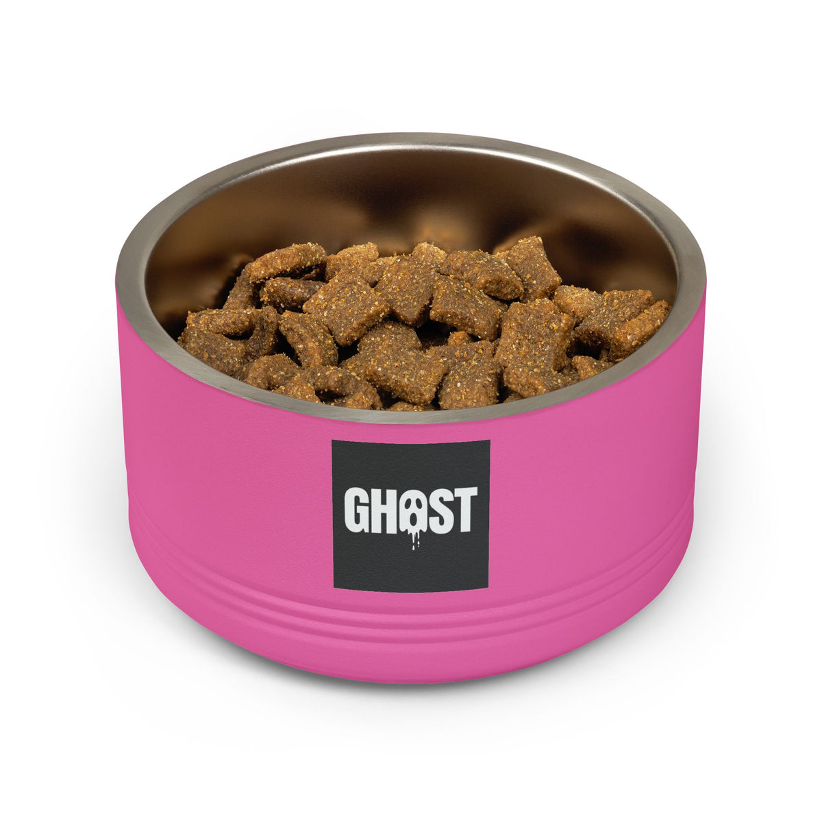 Ghost Lettering with Spooky-Cute Drips pet bowl – original NewGiftDay design, view 7