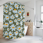 Classic Daisy Bloom Shower Curtain Gift: Retro Floral Fun for Cheerful Homes