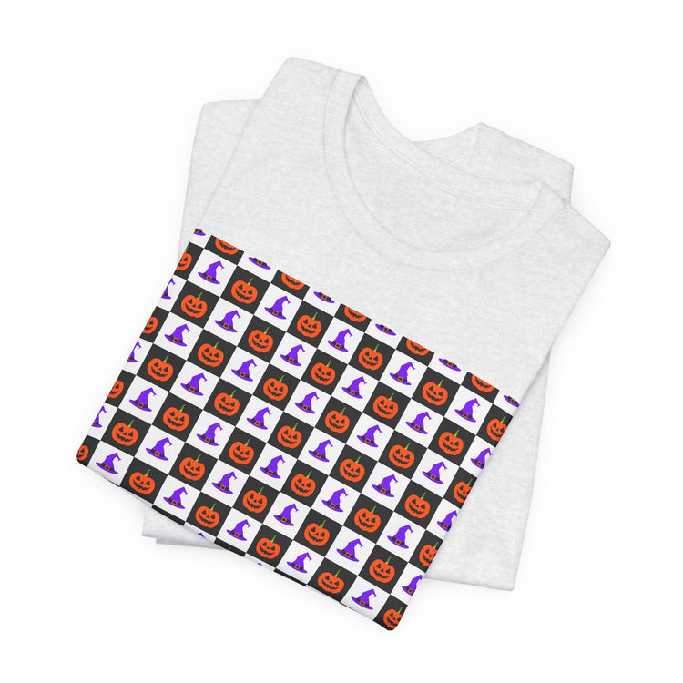 Jack-O'-Lantern Parade T-shirt in ash – original NewGiftDay design