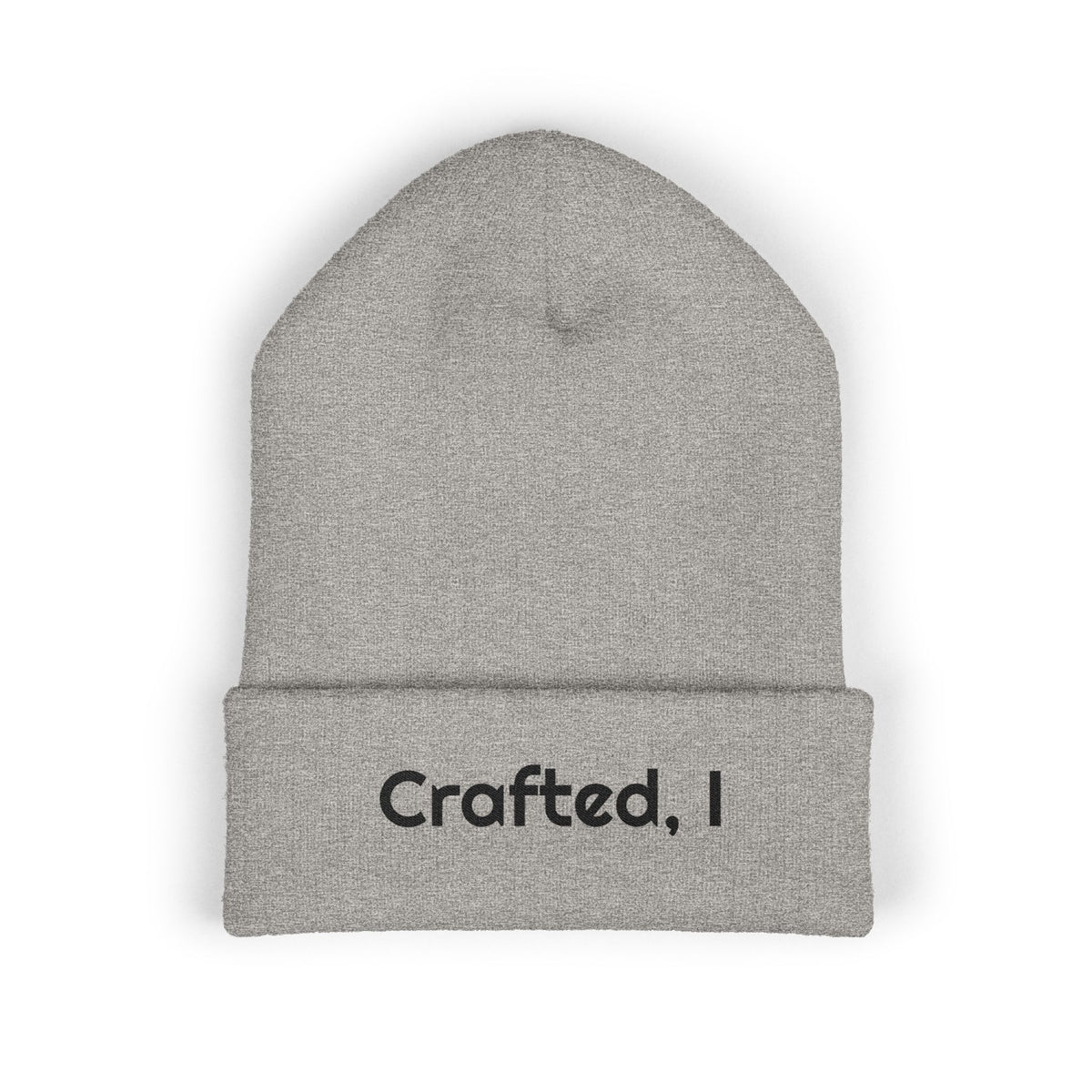 I Came, I Crafted I Napped Printed Cuffed for Chilly Maker Days beanie – original NewGiftDay design, view 3
