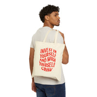 Invest in Yourself tote bag – original NewGiftDay design, view 3