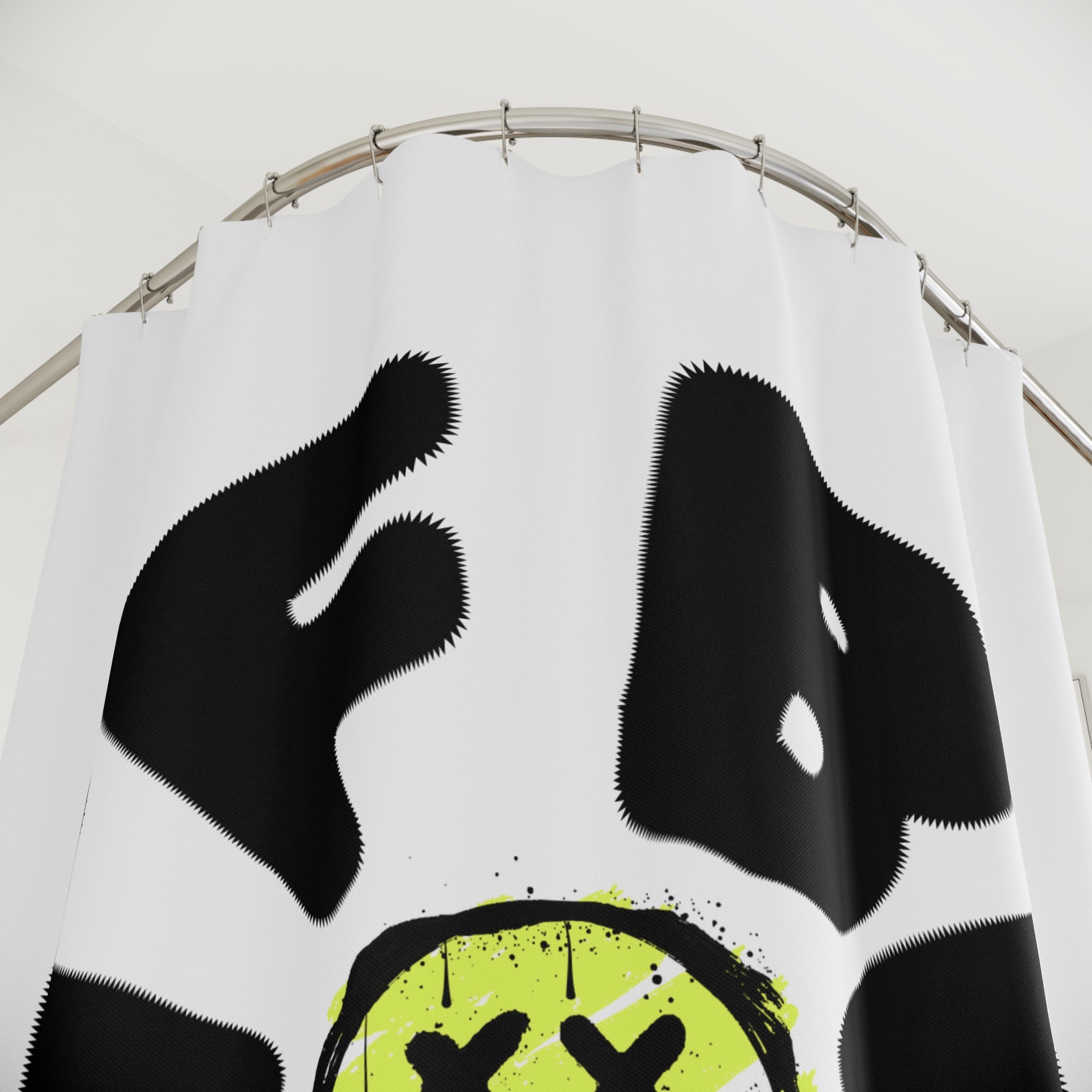 "WTF BRO" Slogan Shower Curtain Gift: Irreverent Humor for Unconventional Homes