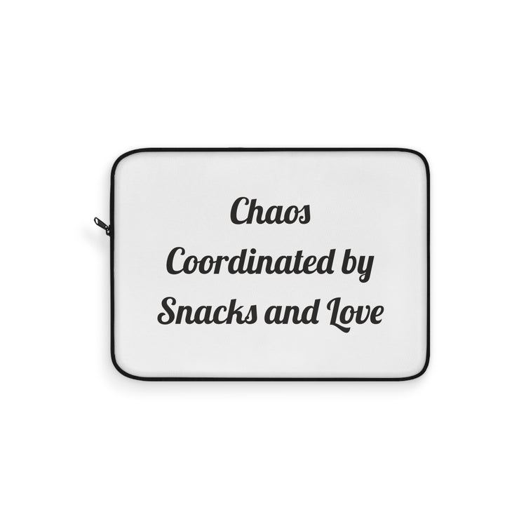 Chaos Coordinated by Snacks and Love Padded for Workday Carry laptop sleeve – original NewGiftDay design