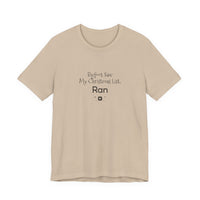 Bigfoot Christmas List T-shirt – original NewGiftDay design, view 25